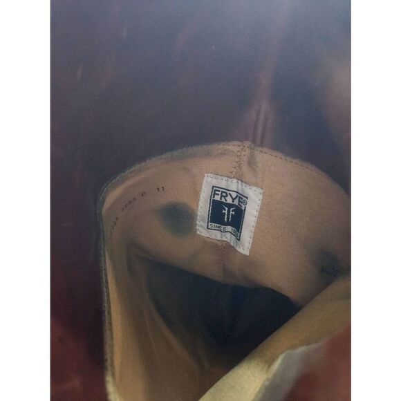 FRYE Shirley  brown 77745 Vintage Equestrian Harness Boot sz 7.5 - Picture 4 of 6
